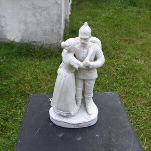 Abschied -German Bisque Statue WWI